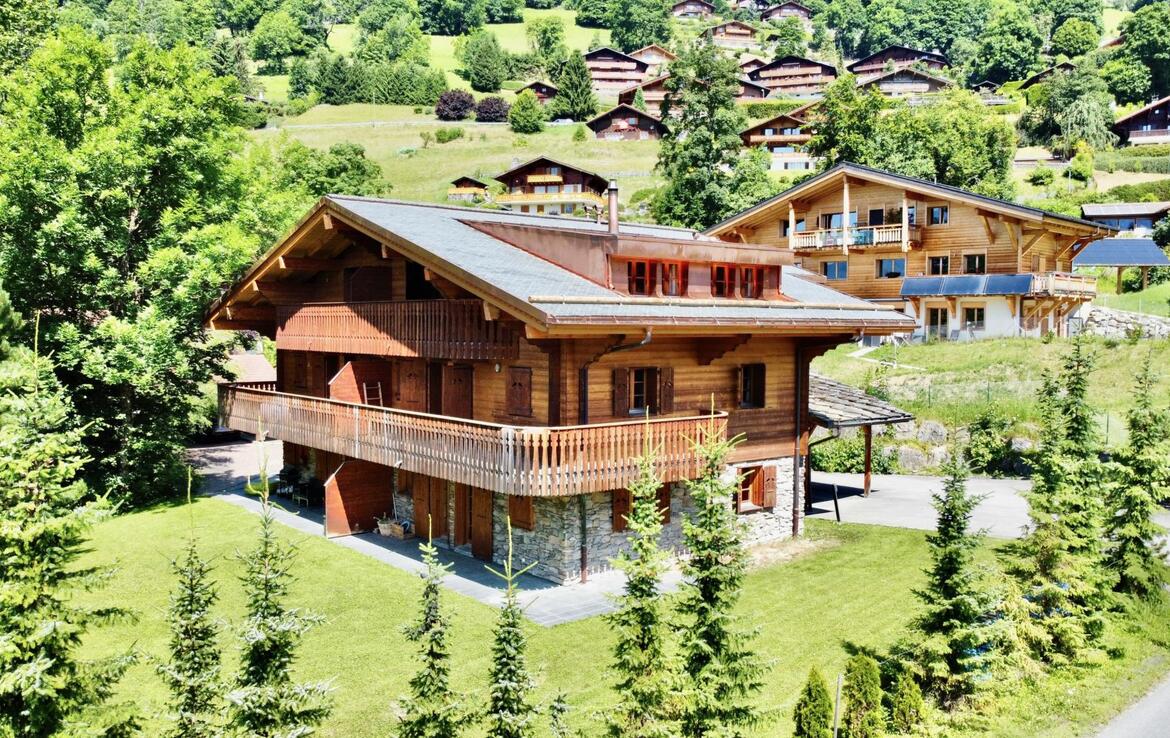 Beau chalet mitoyen de 6,5p avec SPA entièrement refait à neuf (piscine extérieure chauffée, jacuzzi, hammam), concierge et chauffeur avec navette privée